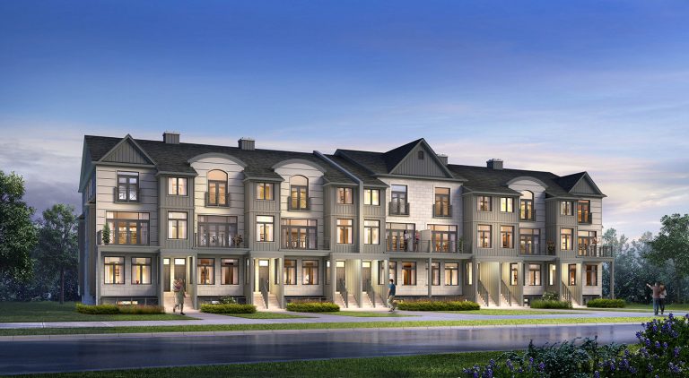 The Pilas of Sunningdale stacked townhomes in North London