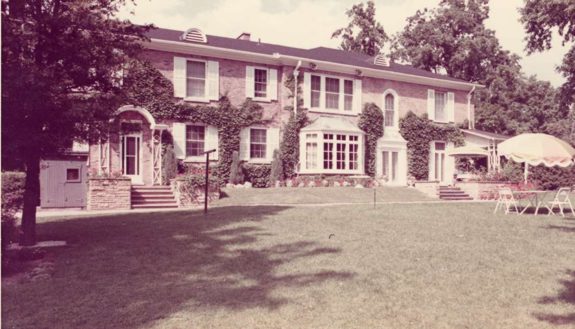 Historic photograph of the Barrie Estate residence